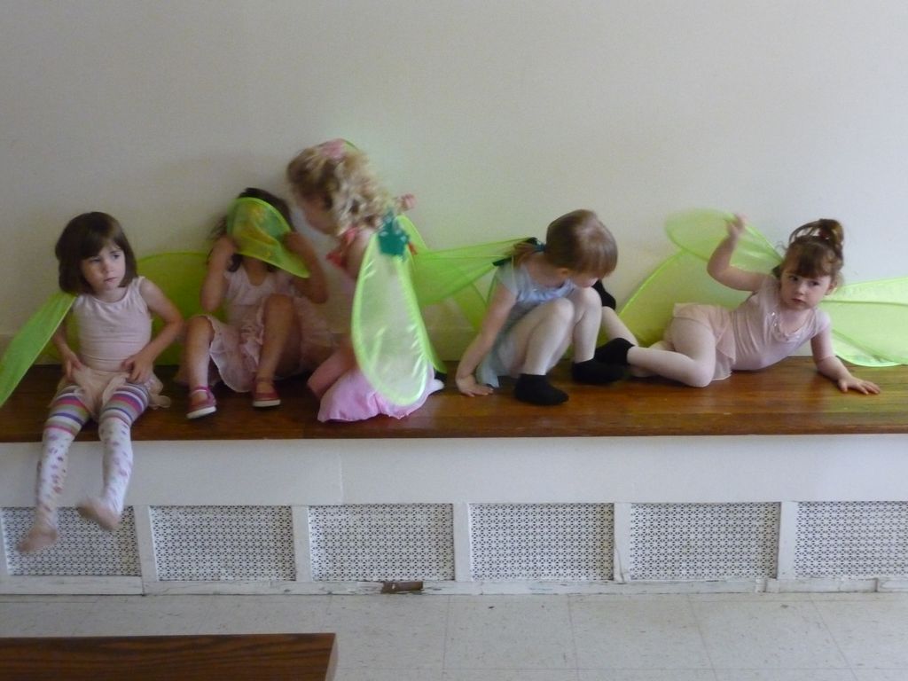 fairies at rest...Park and Recreation dance class