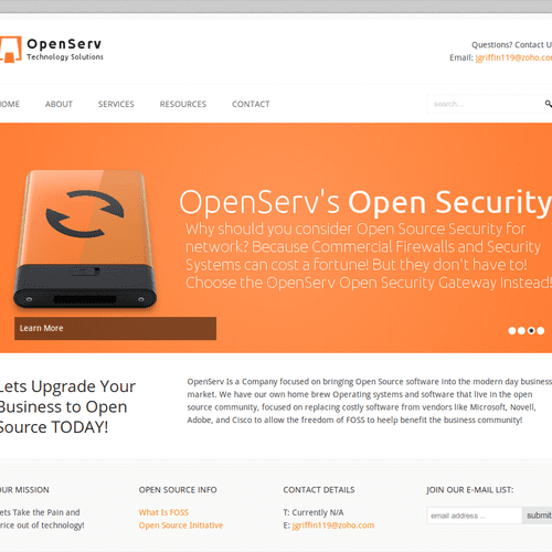 OpenServ OSI Web Design
