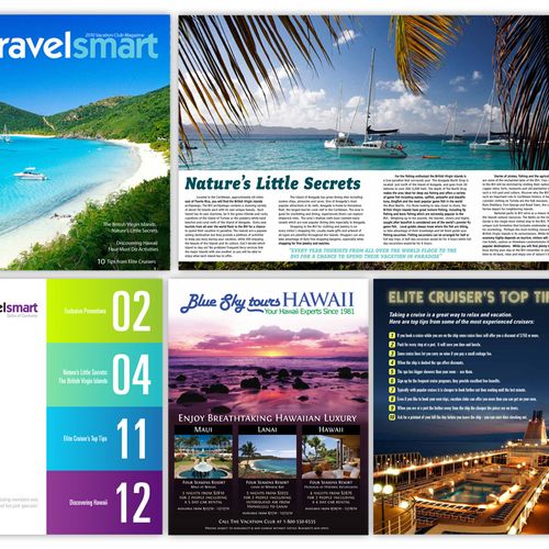 TravelSmart magazine designed for TSN Internationa