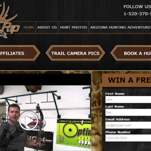 Website done for leterripoutfitters.com. Fully cus