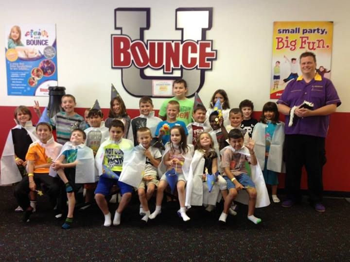 Fun with the Bounce U day campers!