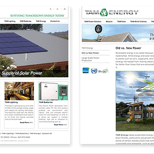 Tam Energy Website