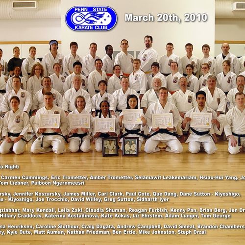Black Belt and Student Seminar: March 20th 2010