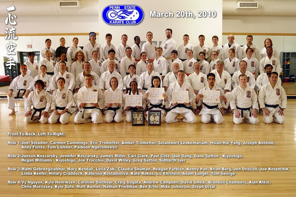 Black Belt and Student Seminar: March 20th 2010