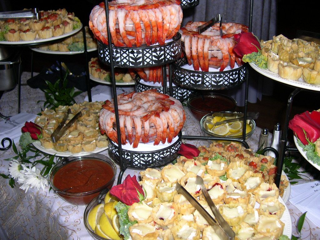 Holiday event buffet