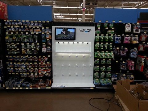 GoPro camera kiosk install.