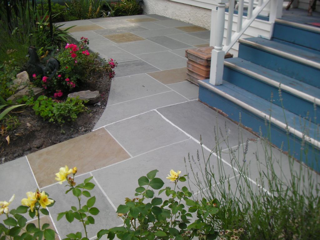Blue Stone concrete overly over existing concrete