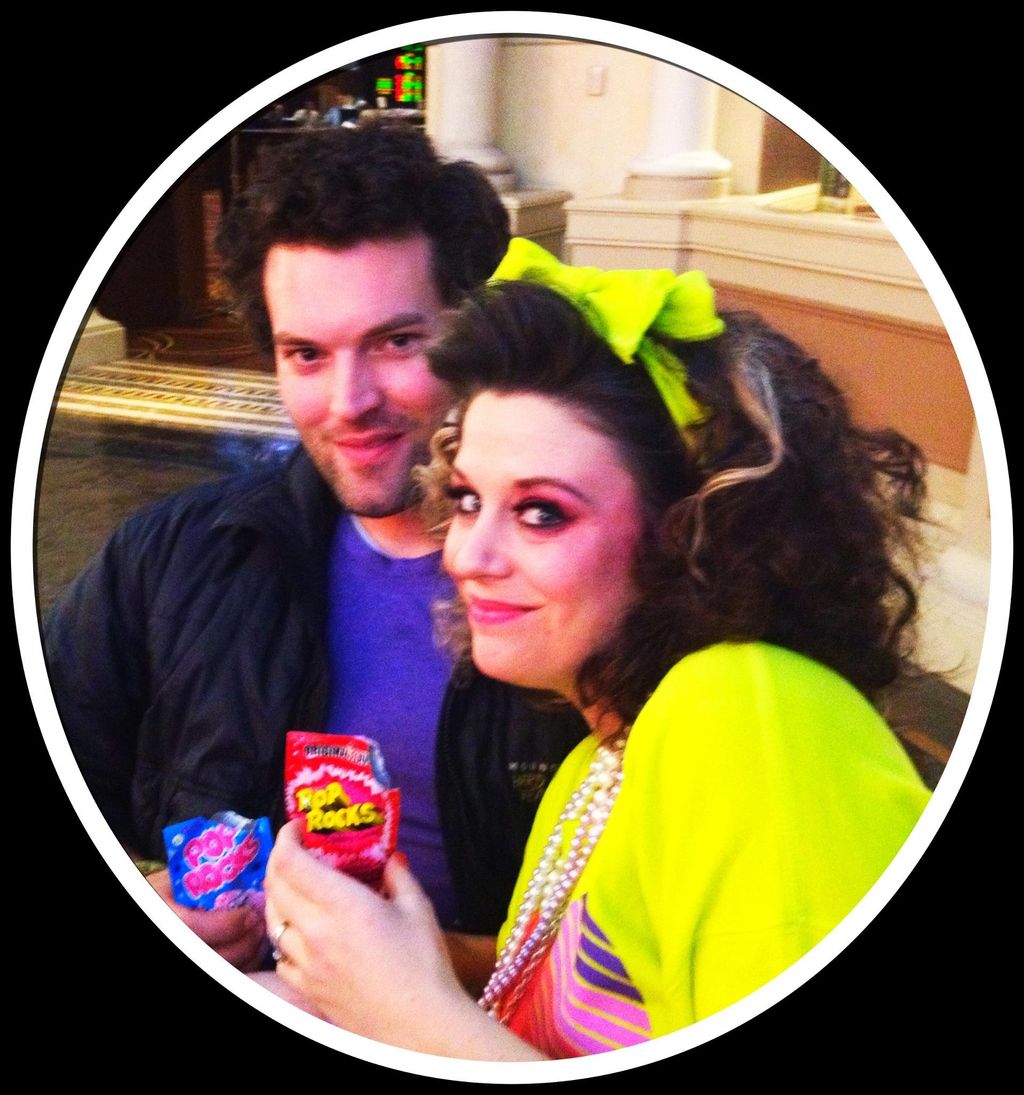 Me as an eighties birthday guest!