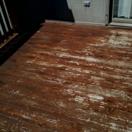 Deck: This is how it looked before