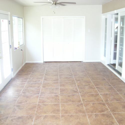 PANTRY AND TILE IN ARIZONA ROOM