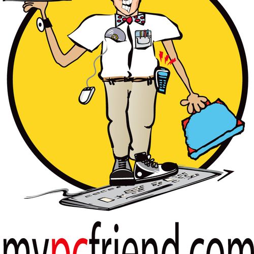 Custom logo for mypcfriend.com