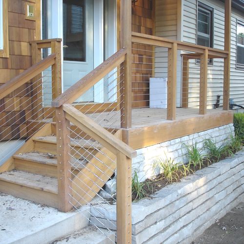 Private residence railing