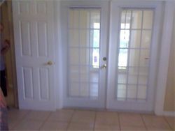 this is one of the bedroom we installed the doors 