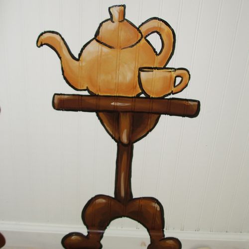 Tea pot mural
