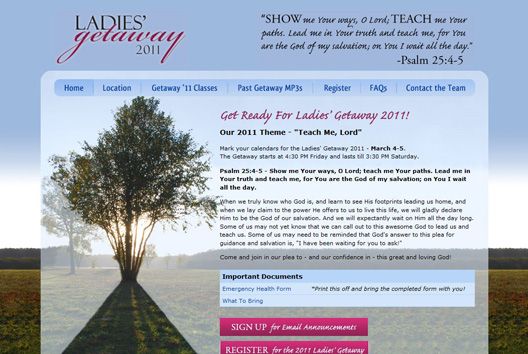 This is a not-for-profit website I designed and cr