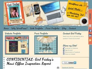 WEBSITE PORTFOLIO: WordPress website/blog, content