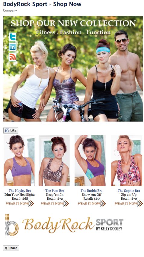 BodyRock Sport Facebook page