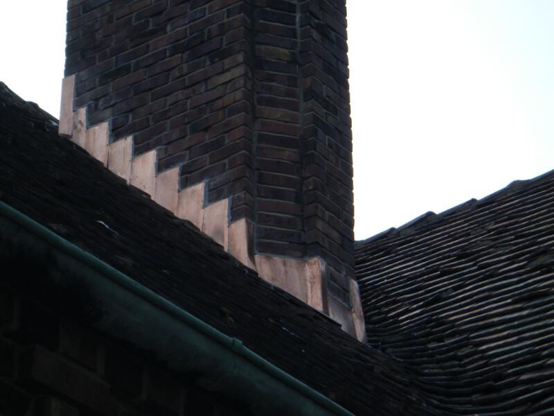 Copper Chimney Flashing