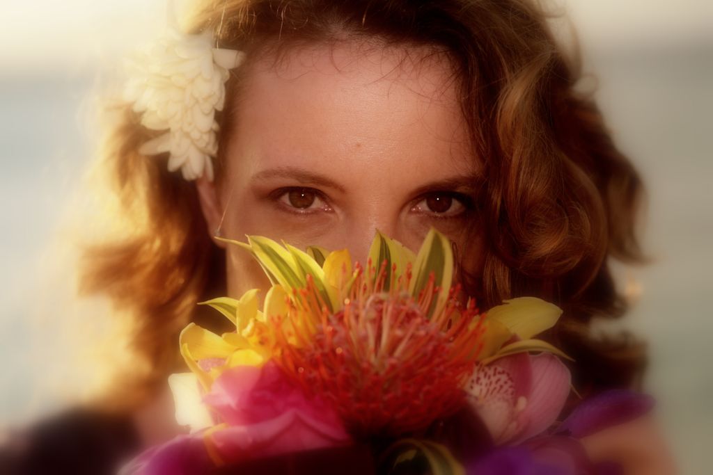 Royal Hawaiian Weddings - glowing bride