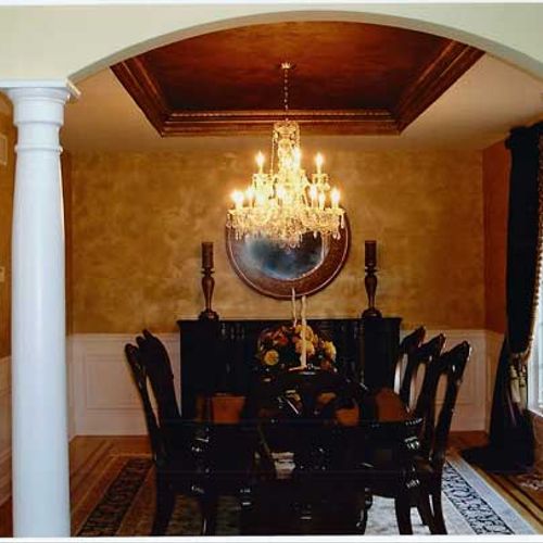 Lusterstone walls and ceiling