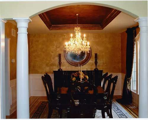 Lusterstone walls and ceiling