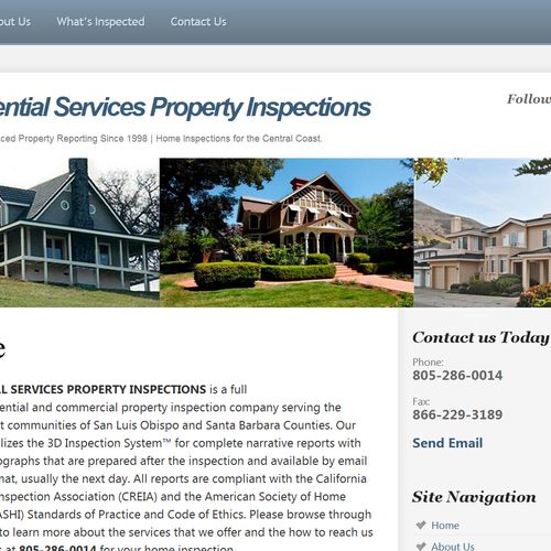 Residential Services Property Inspections.
www.res