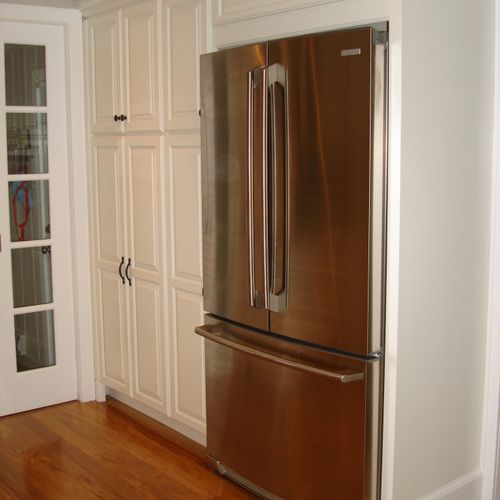 All cabinets are sized to appliances