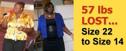 Venetta P. of Poughkeepsie, NY lost 57 pounds!