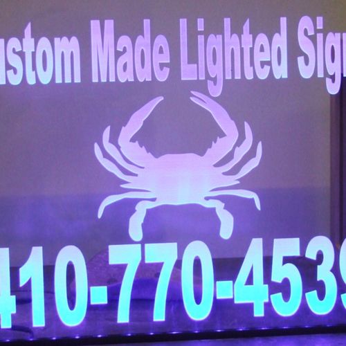 Custom signs and Lighted signs