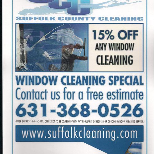 Window Cleaning Special
