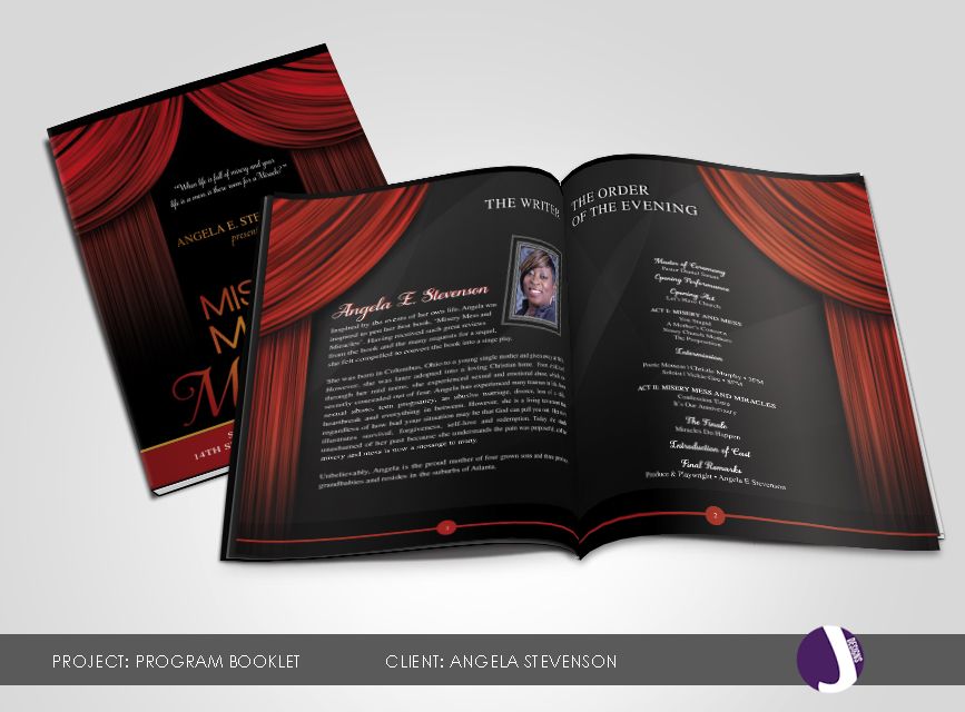 Program Booklet for a Stage Play
