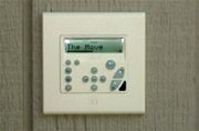 Russound Uno S2 Keypads installed in wall with CAT