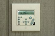 Russound Uno S2 Keypads installed in wall with CAT