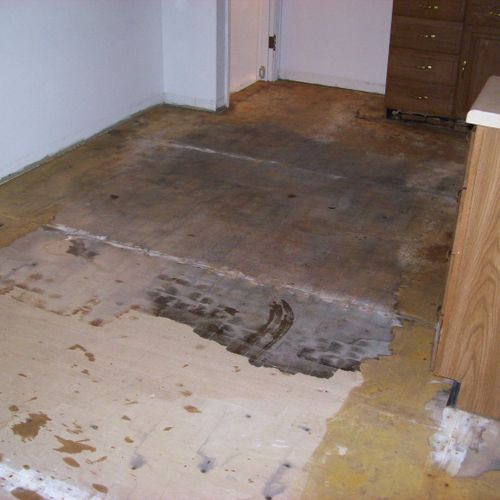 Tile Floor Before