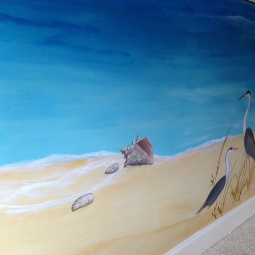 Detail from Beach Mural