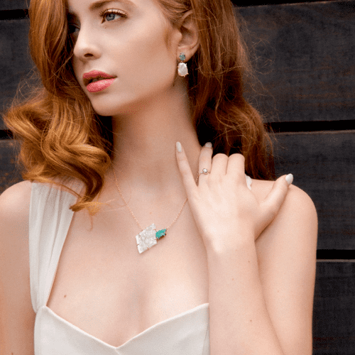 Shot for the Alana Douvros bridal jewelry lookbook