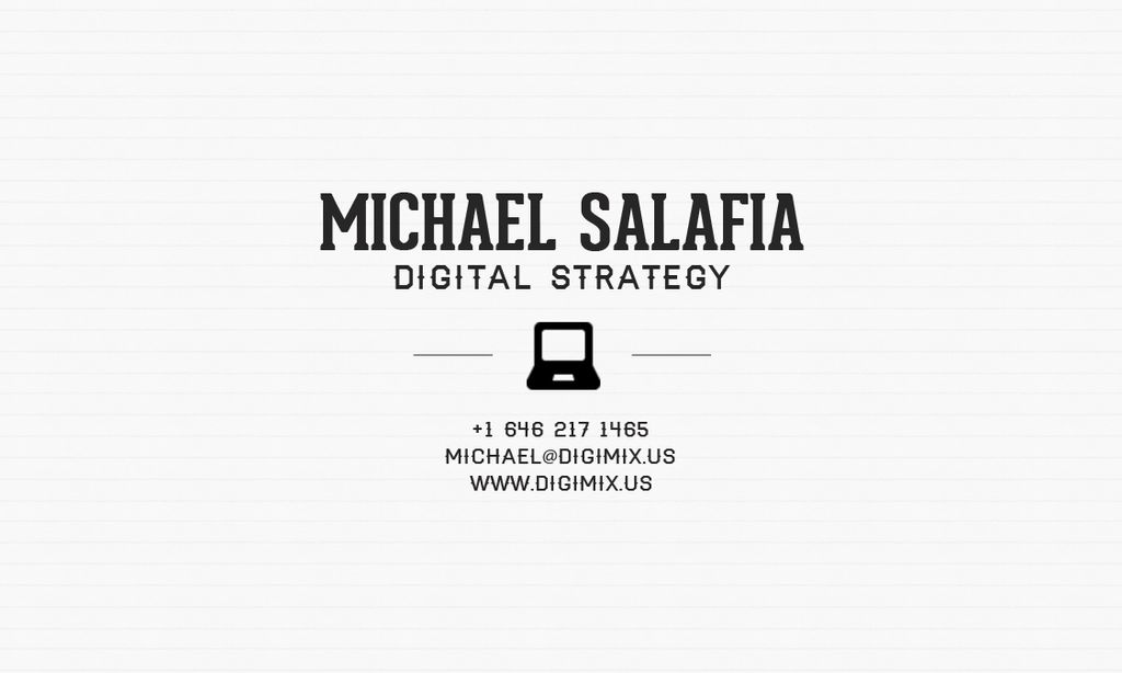 Michael Salafia, Digital Strategy, SEO Marketing a