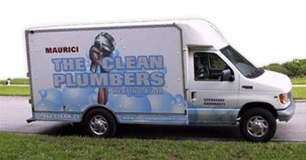 Tampa Plumber | The Clean Plumbers Truck
