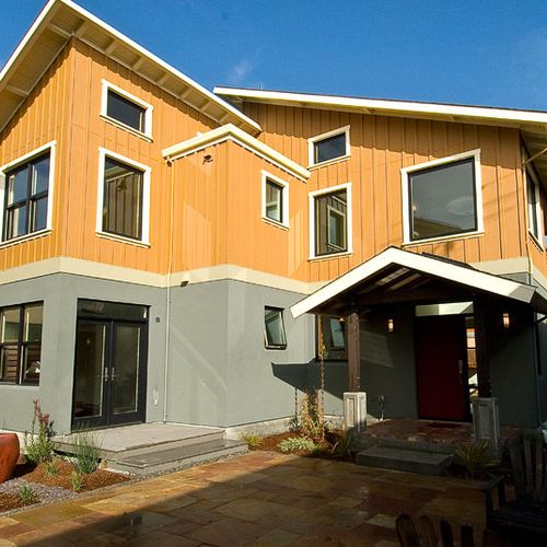 New residence in Berkeley, SIP panels, green const