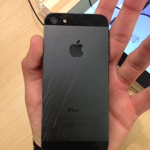 Back of iPhone 5