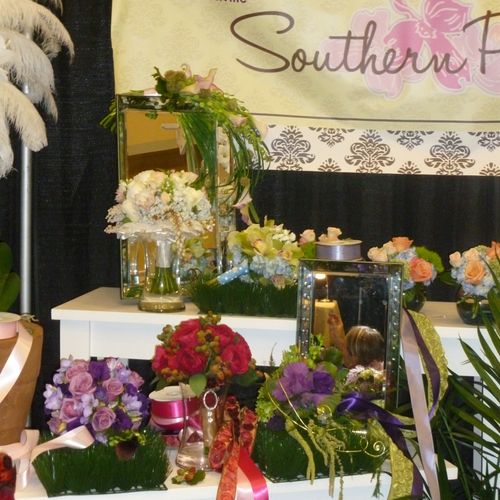 Our display at a recent Bridal Show.