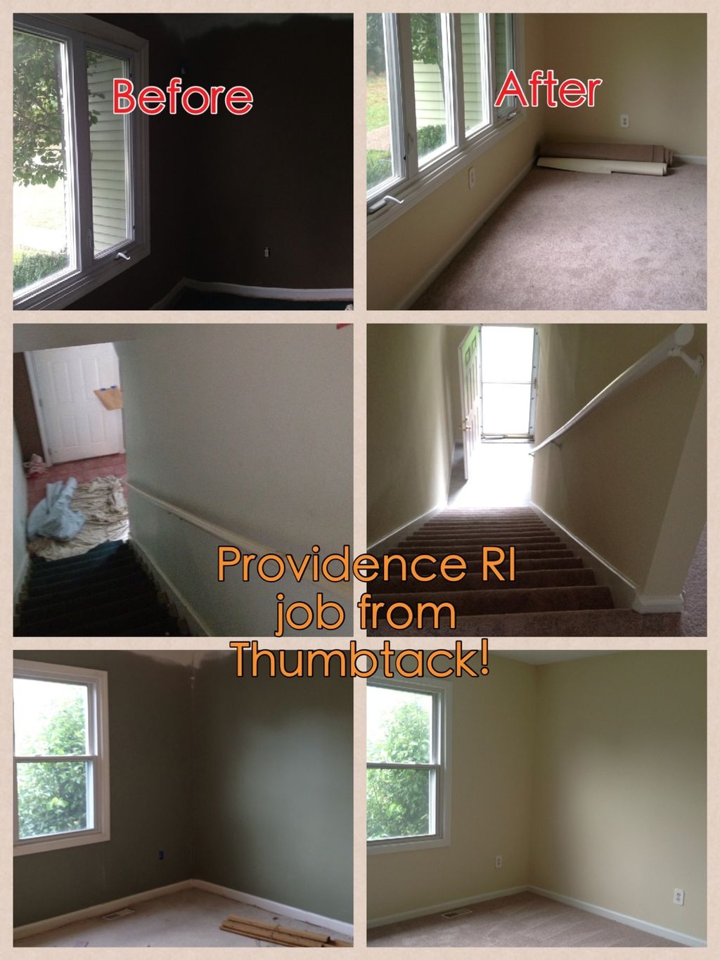 Finish project from thumbtack.
