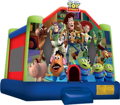 Toy story bounce house moon jump