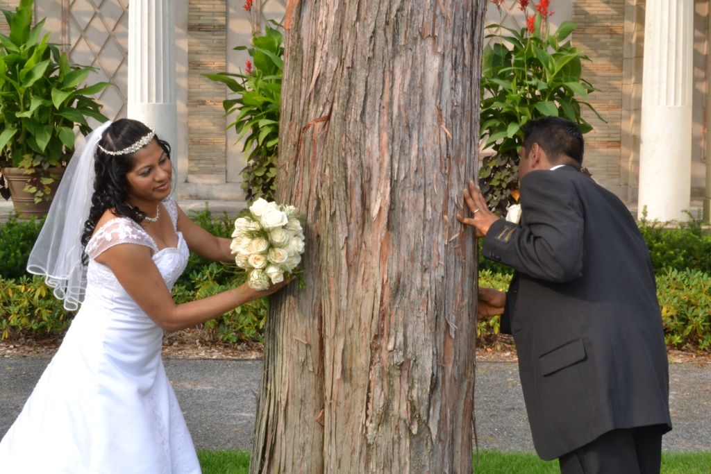 Beautiful young newlyweds Sherry and Patrick Sept 