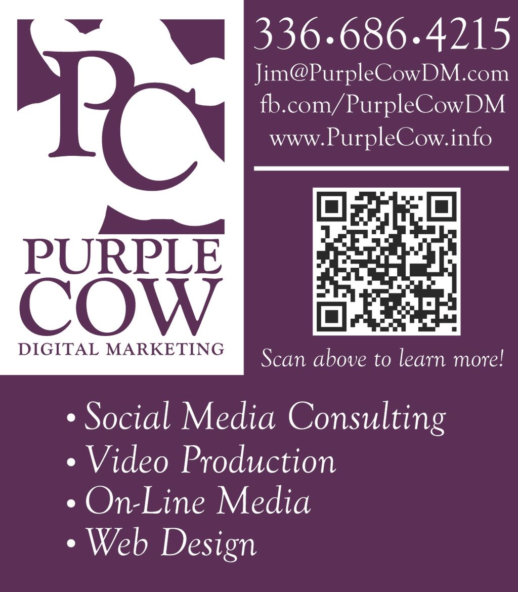 Kernersville Magazine ad for October