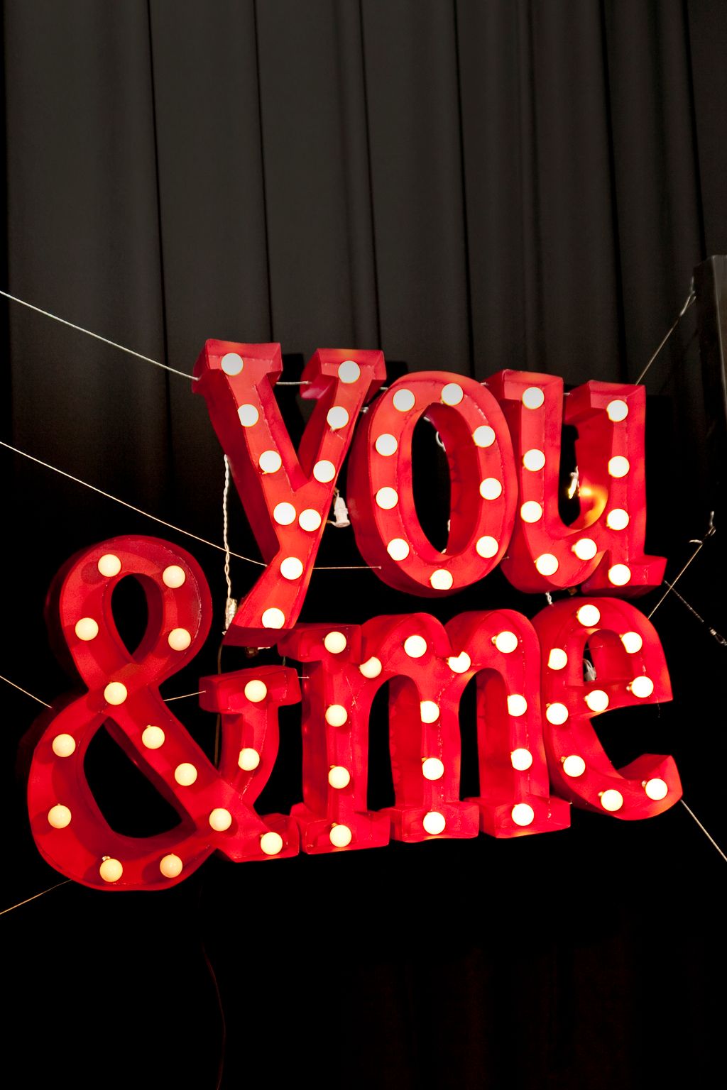 Custom marquee sign designed and created by Heathe