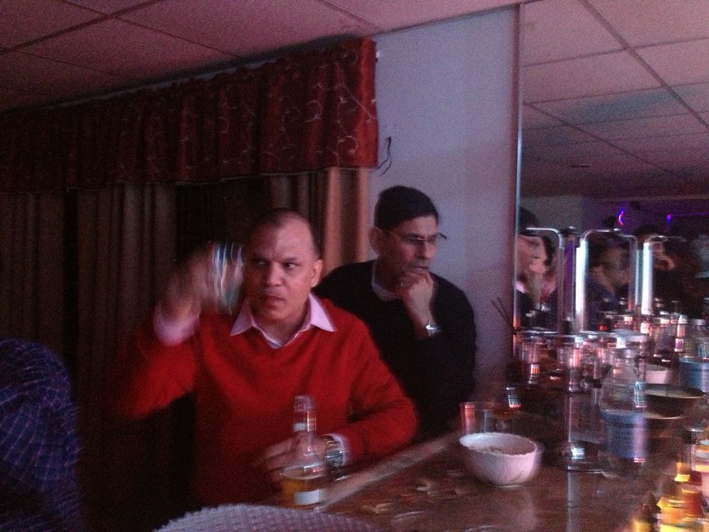 Satisfied patrons during private event