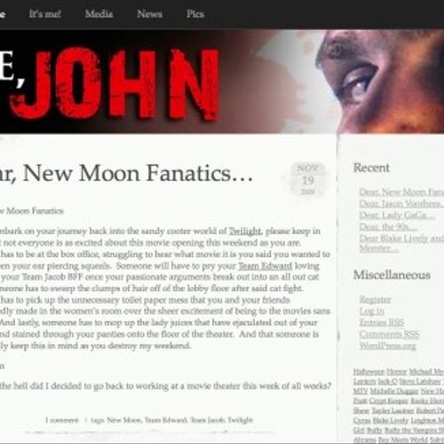Blog for Screenwriter John Doolan
www.johndoolan.c