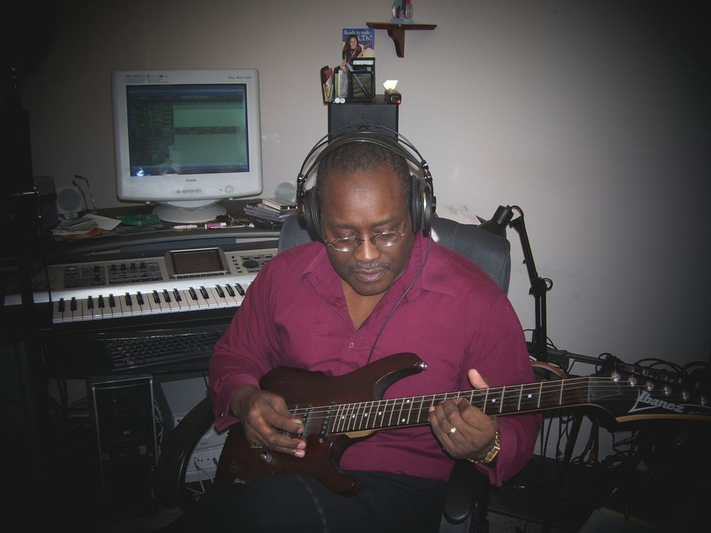 More studio guitar work for Michael Bell, music pr