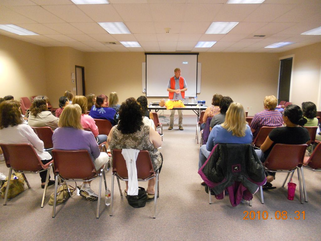 A CPR and First Aid Class.